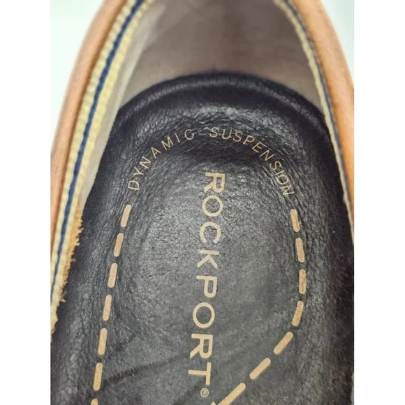 Rockport  Mens Loafers Size 10.5 M Tan Casual Dress Comfort Everyday Shoes - Picture 10 of 15
